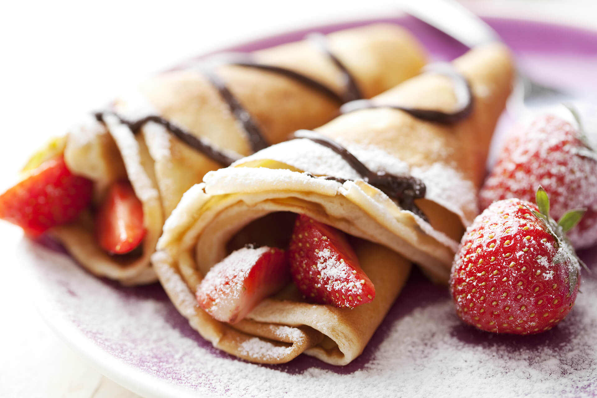 crepes on the dining menu 